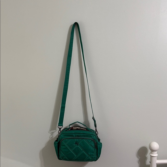 Lug Emerald Quilted Crossbody Bag - Picture 2 of 9
